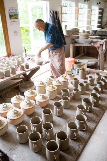 Jason Braham at work in his workshop 2016